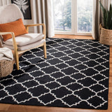safavieh clearance dhurries dhu554l black rug