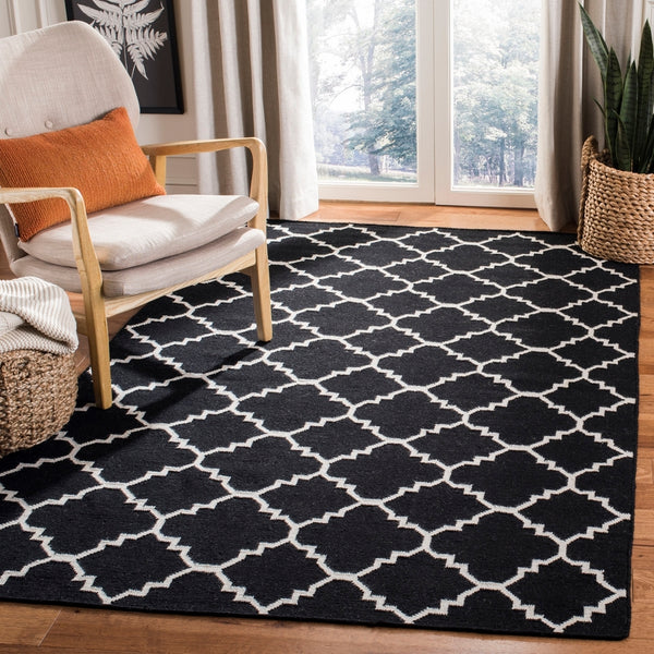 safavieh clearance dhurries dhu554l black rug