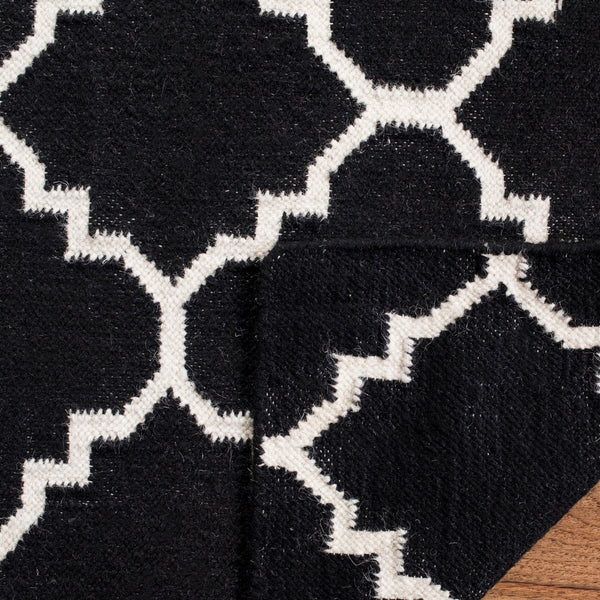 safavieh clearance dhurries dhu554l black rug