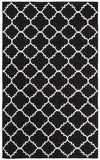 safavieh clearance dhurries dhu554l black rug