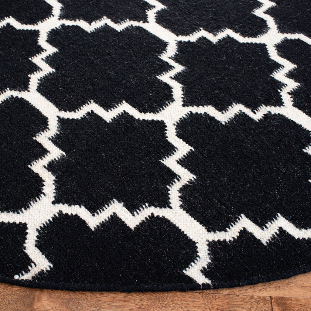 safavieh clearance dhurries dhu554l black rug