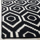 safavieh clearance dhurries dhu556l black rug