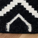 safavieh clearance dhurries dhu556l black rug