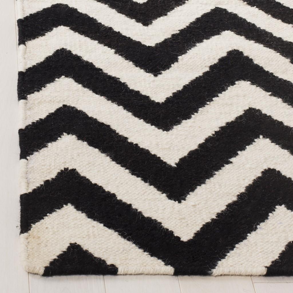 safavieh clearance dhurries dhu557l black rug