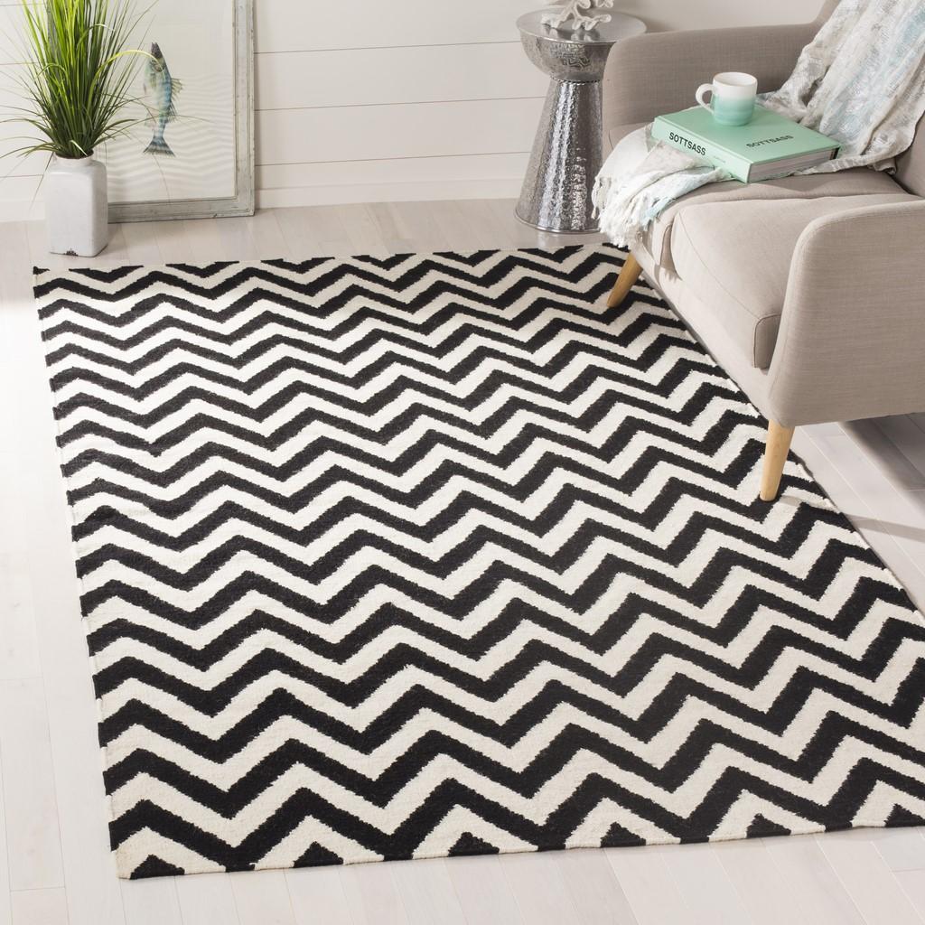 safavieh clearance dhurries dhu557l black rug
