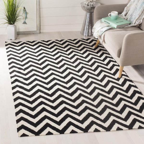 safavieh clearance dhurries dhu557l black rug
