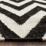 safavieh clearance dhurries dhu557l black rug