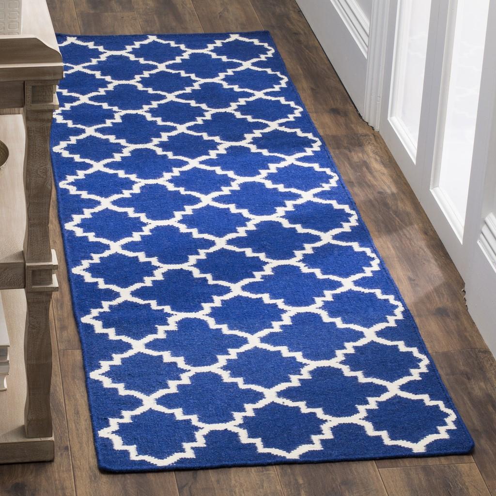 safavieh clearance dhurries dhu566a dark blue rug