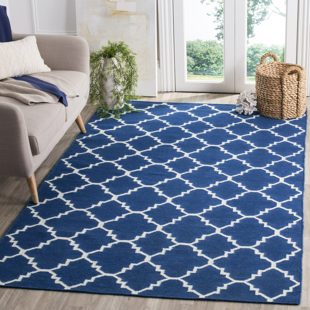 safavieh clearance dhurries dhu566a dark blue rug