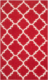 safavieh clearance dhurries dhu566b red rug