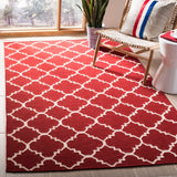 safavieh clearance dhurries dhu566b red rug