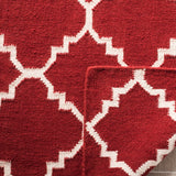 safavieh clearance dhurries dhu566b red rug
