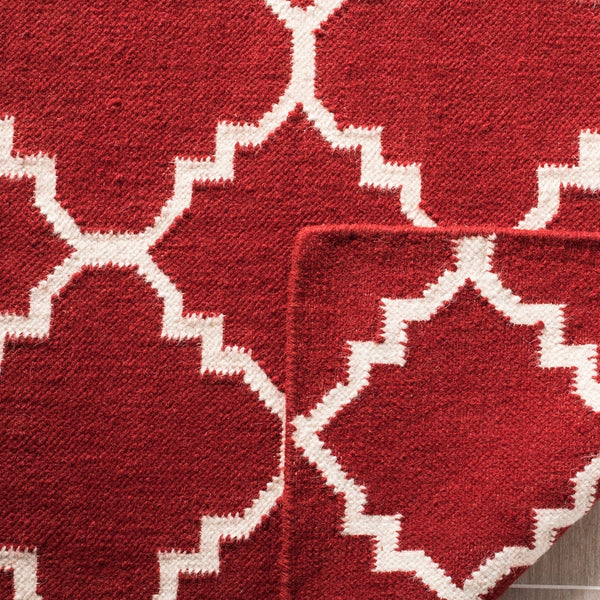 safavieh clearance dhurries dhu566b red rug
