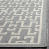 safavieh clearance dhurries dhu621b soft grey rug