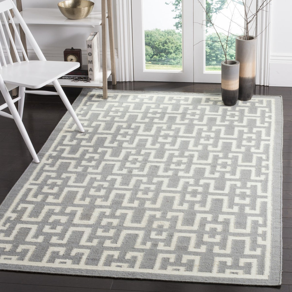 safavieh clearance dhurries dhu621b soft grey rug