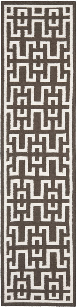 safavieh clearance dhurries dhu621c chocolate rug