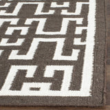 safavieh clearance dhurries dhu621c chocolate rug