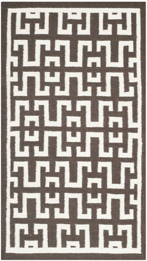 safavieh clearance dhurries dhu621c chocolate rug