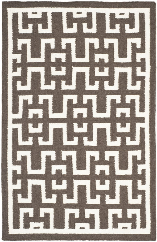 safavieh clearance dhurries dhu621c chocolate rug