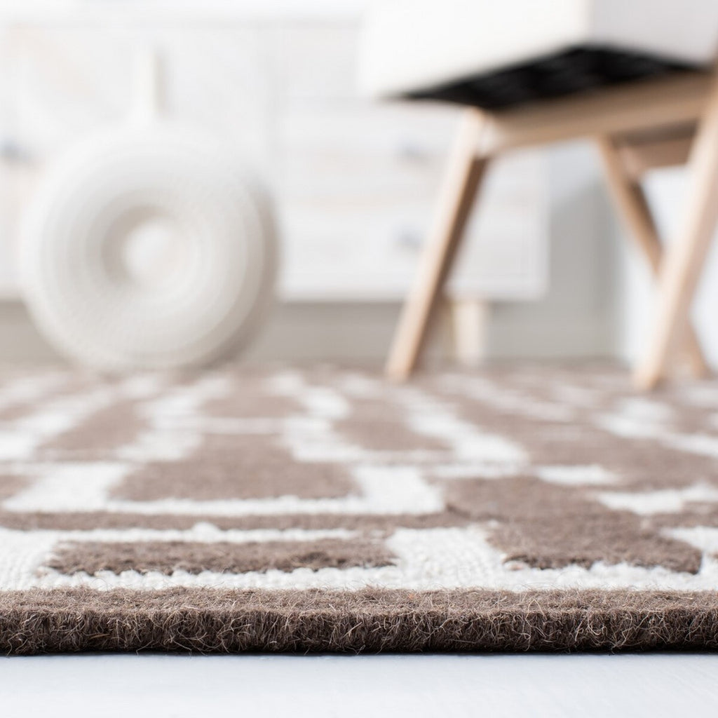 safavieh clearance dhurries dhu621c chocolate rug