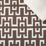 safavieh clearance dhurries dhu621c chocolate rug