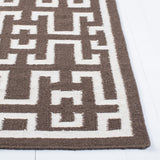 safavieh clearance dhurries dhu621c chocolate rug