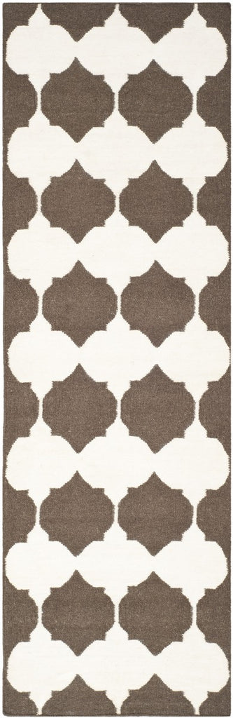 safavieh clearance dhurries dhu624c brown rug