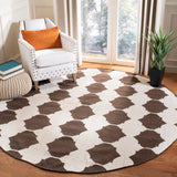 safavieh clearance dhurries dhu624c brown rug