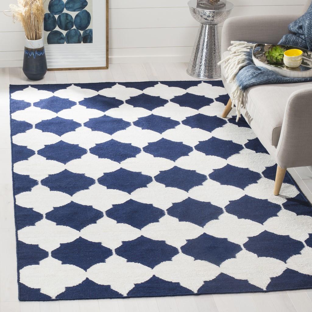 safavieh clearance dhurries dhu624d navy rug