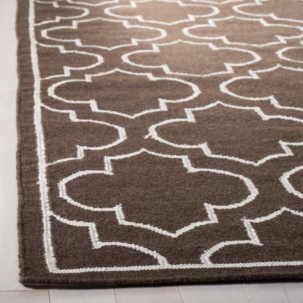 safavieh clearance dhurries dhu625c brown rug