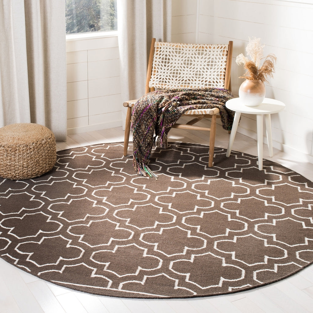 safavieh clearance dhurries dhu625c brown rug