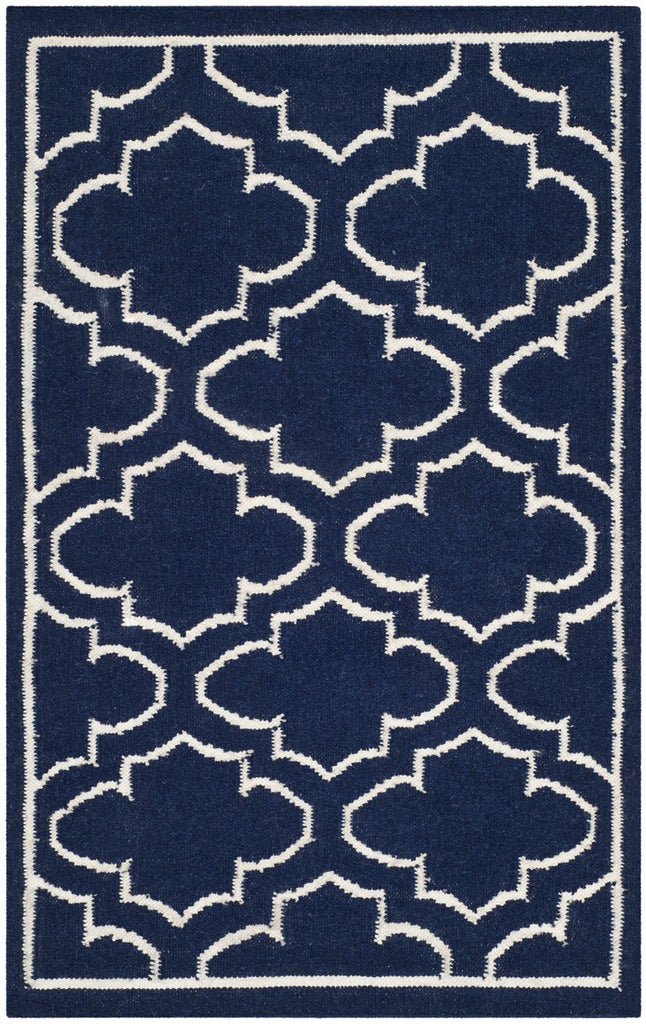 safavieh clearance dhurries dhu625d navy rug