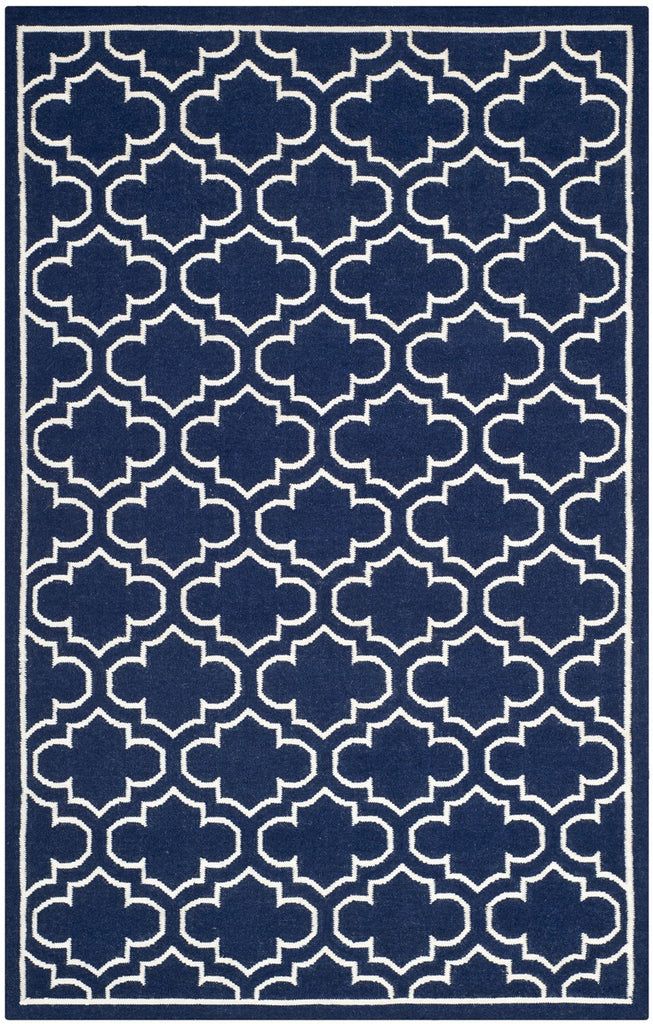 safavieh clearance dhurries dhu625d navy rug