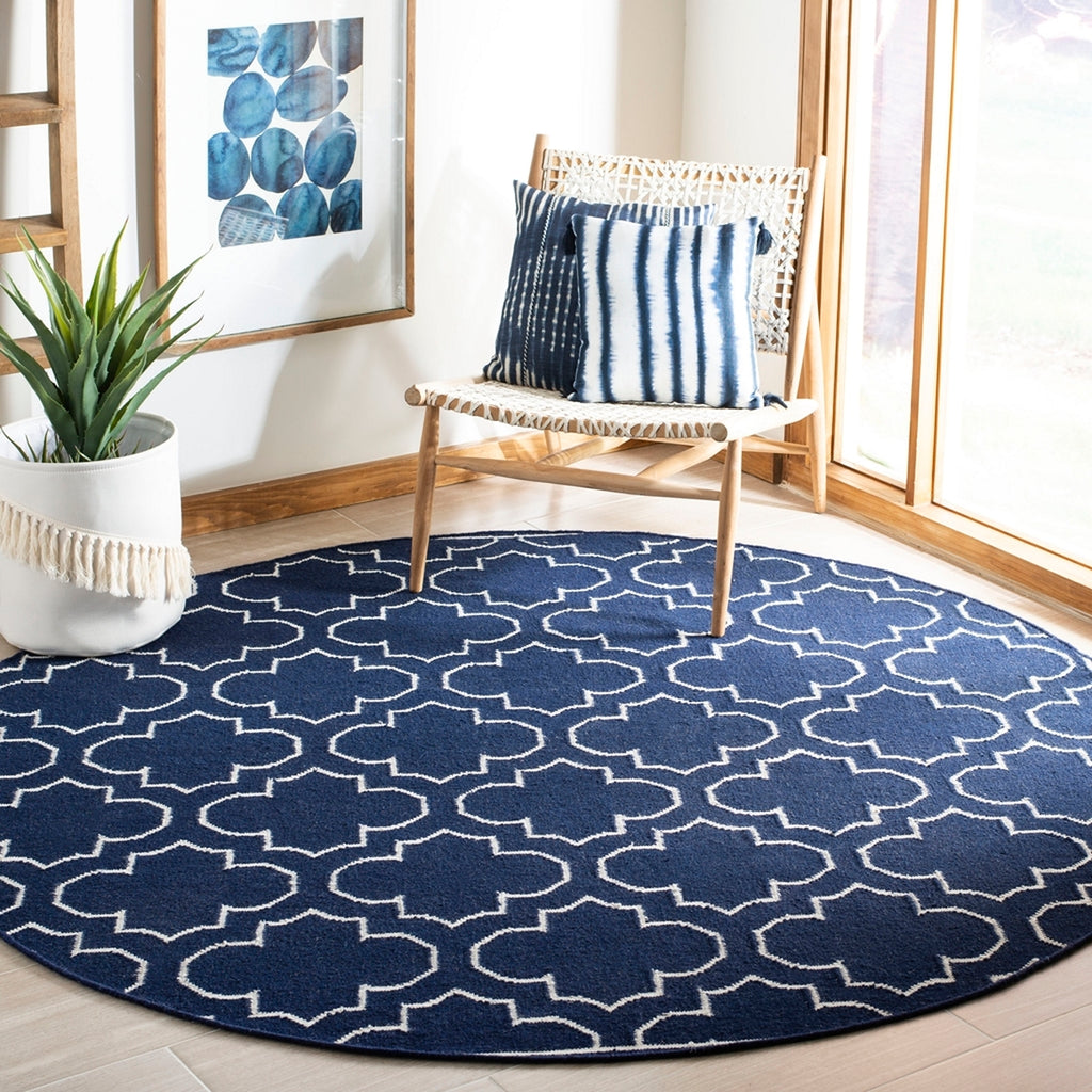 safavieh clearance dhurries dhu625d navy rug