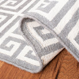 safavieh clearance dhurries dhu626b grey rug