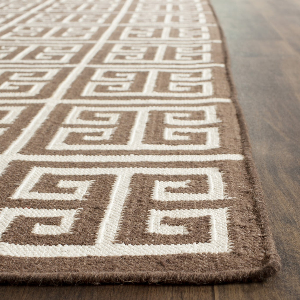 safavieh clearance dhurries dhu626c brown rug