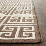 safavieh clearance dhurries dhu626c brown rug