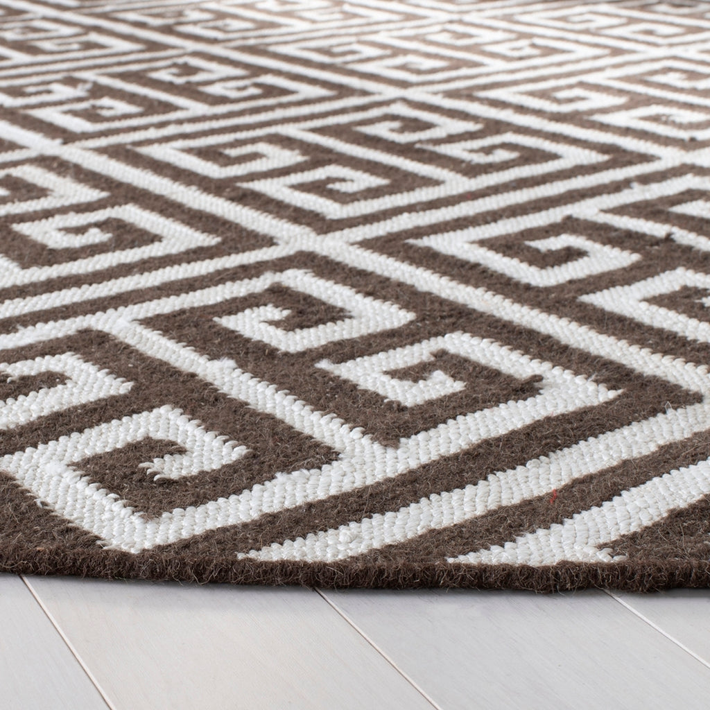 safavieh clearance dhurries dhu626c brown rug