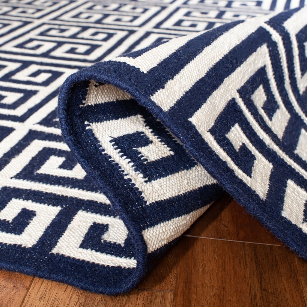 safavieh clearance dhurries dhu626d navy rug