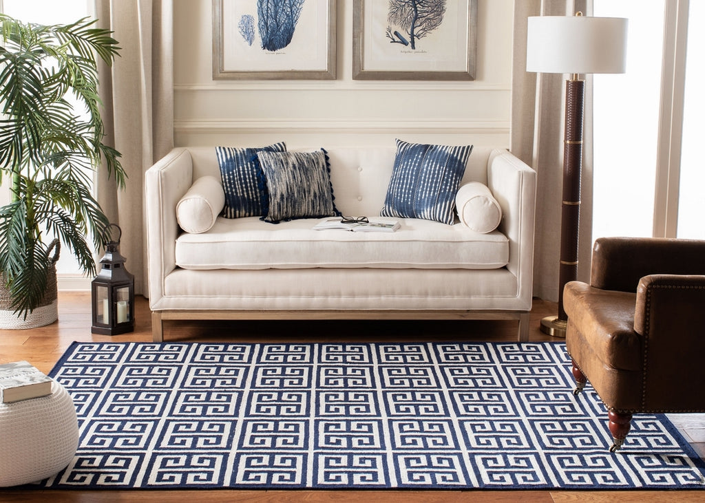 safavieh clearance dhurries dhu626d navy rug