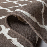 safavieh clearance dhurries dhu627c brown rug