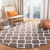 safavieh clearance dhurries dhu627c brown rug