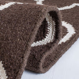 safavieh clearance dhurries dhu627c brown rug