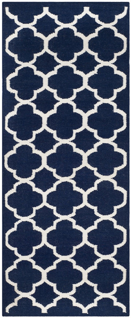 safavieh clearance dhurries dhu627d navy rug