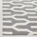 safavieh clearance dhurries dhu630a silver rug