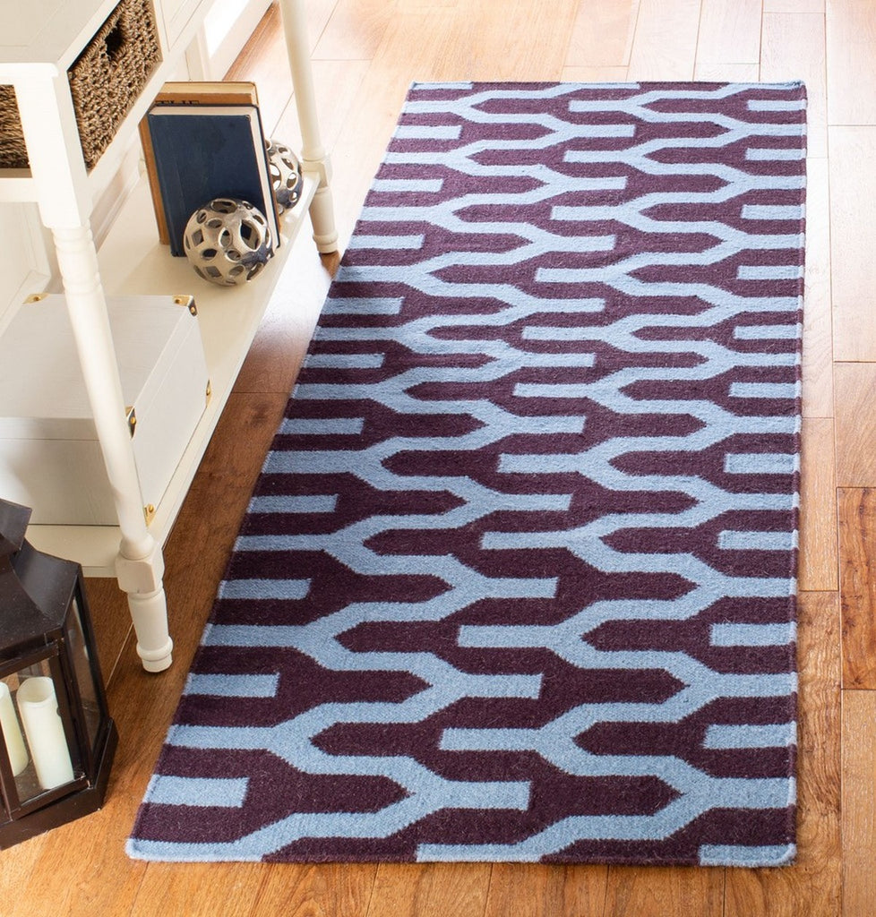 safavieh clearance dhurries dhu630b purple rug