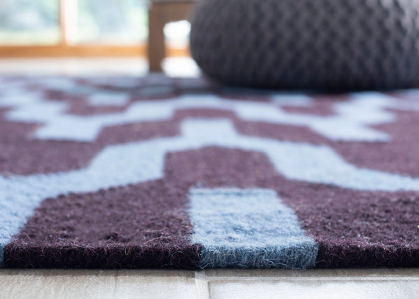 safavieh clearance dhurries dhu630b purple rug