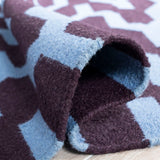 safavieh clearance dhurries dhu630b purple rug