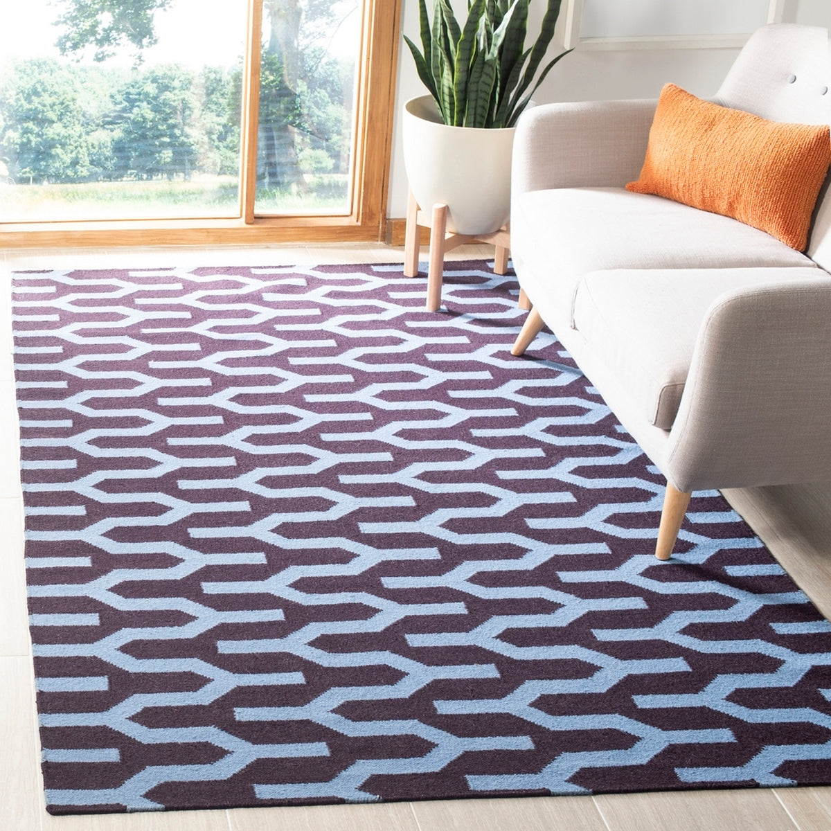 safavieh clearance dhurries dhu630b purple rug