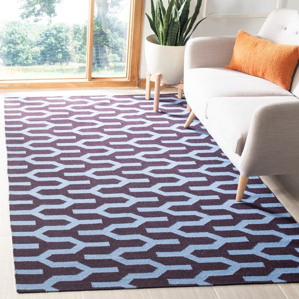 safavieh clearance dhurries dhu630b purple rug